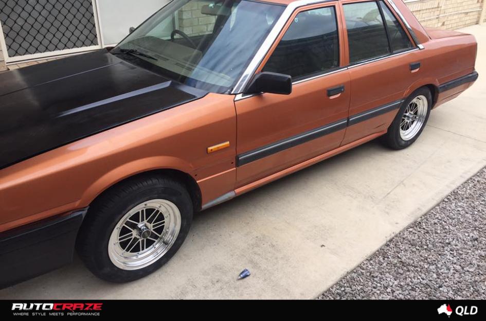 NISSAN SKYLINE R31 RETRO MATTE BLACK MACHINED FACE